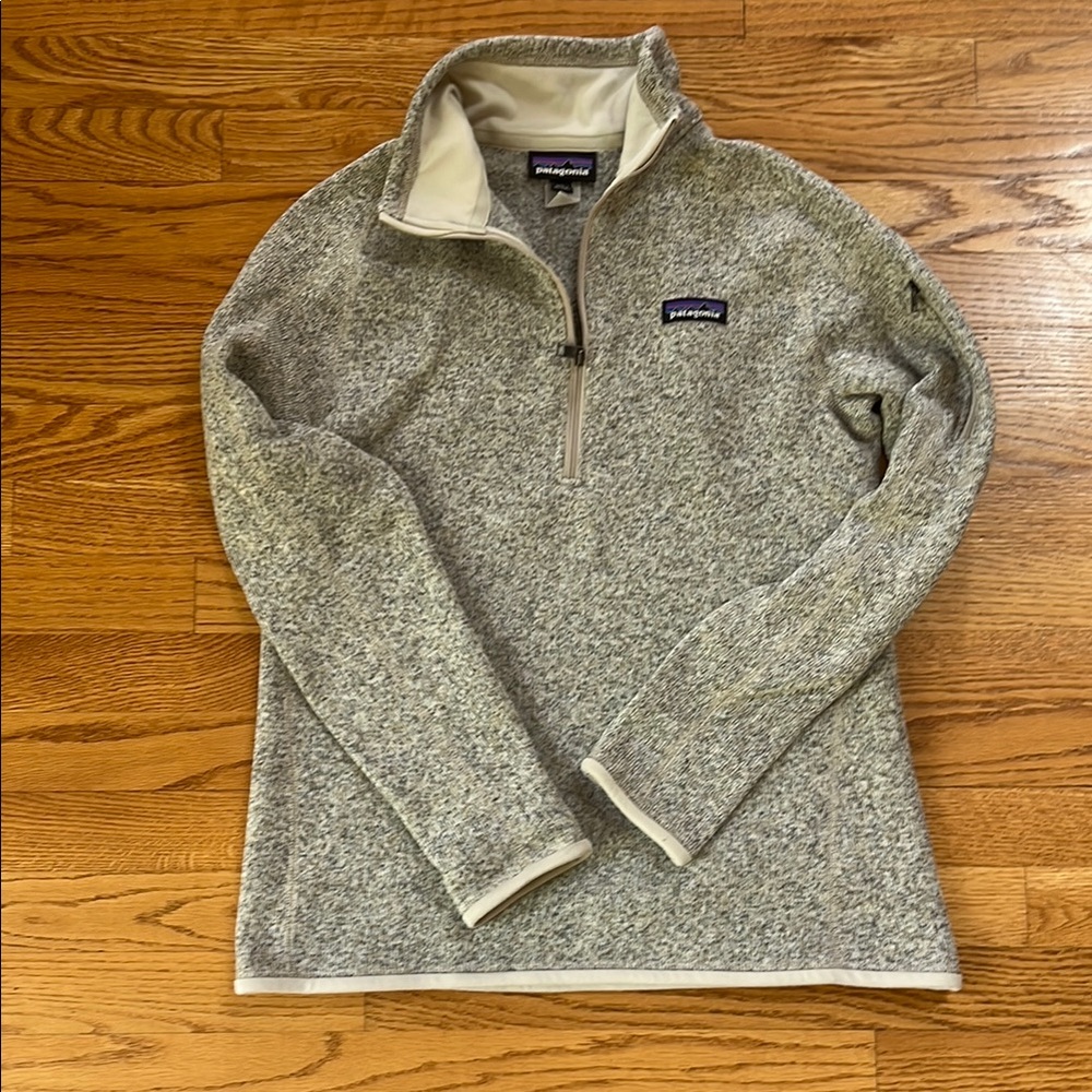 Patagonia Gray Cowl Neck Sweater with Turtleneck Style